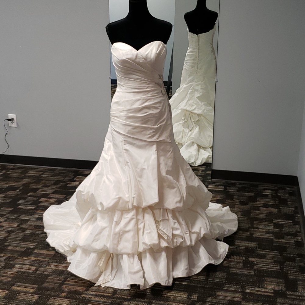 Moonlight, strapless, mermaid, size 12, beaded